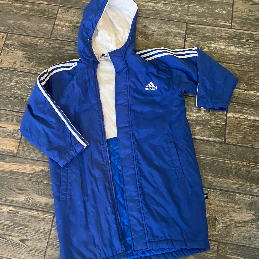 Vintage long Adidas soccer jacket
